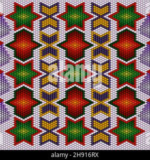 Ornament, mosaic, ethnic, folk pattern. It is made in bright, juicy, perfectly matching colors. Stock Photo