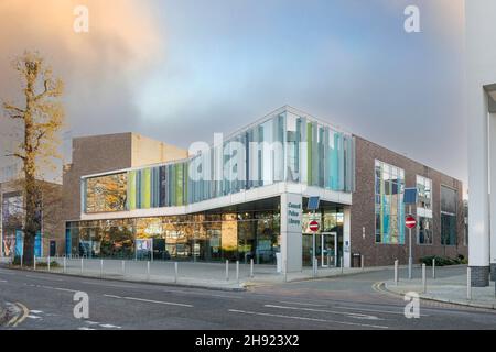 Runnymede Borough Council Civic Centre, Station Road, Addlestone, Surrey, England, United Kingdom Stock Photo