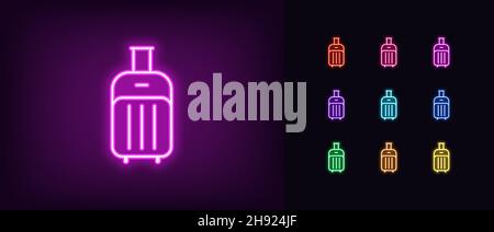 Baggage storage neon sign Stock Vector Image & Art - Alamy