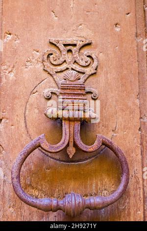 Vintage door knocker. France Stock Photo