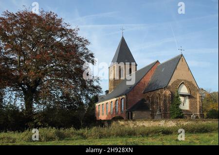 St-Peters church, a small thirteenth-century church. Stock Photo