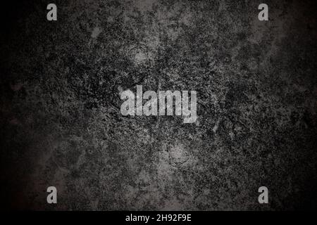 Dark moody grunge texture on the concrete surface Stock Photo