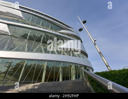 Stuttgart Bad Cannstatt, Germany - May 22, 2020: The museum occupies approximately 3,500 m² of floor space and offers around 17,000 m² of exhibition s Stock Photo