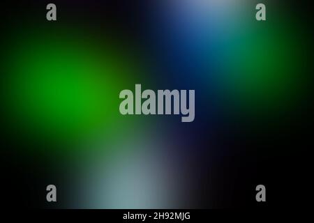 Blurred green and blue color background. Gradient, smooth gradation bright design. Template concept Stock Photo