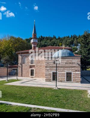 Shah Sultan Mosque in Eyup Sultan district of Istanbul, Turkey Stock Photo