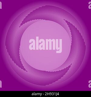 Violet grunge background. Trendy design element for border frame, technology round logo, sign, symbol, web, prints, template, pattern and background Stock Vector