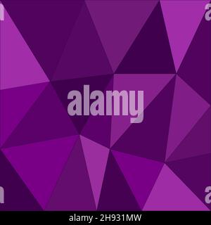 Abstract violet triangles background. Trendy design element for web pages, prints, posters, template, pattern and abstract background Stock Vector