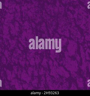 Grunge velvet violet wall overlay urban texture. Old weathered background. Vintage backdrop with cracks, spots, stains. Dirty design element Stock Vector