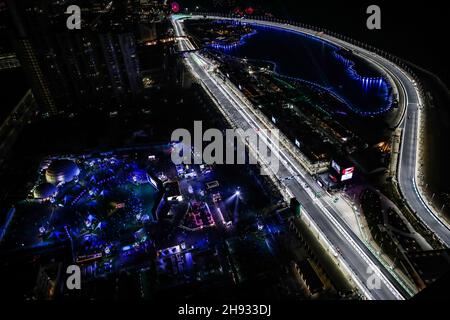 Jeddah, Saudi Arabia. 03rd Dec, 2021. Track illustration: 33 VERSTAPPEN Max (nld), Red Bull Racing Honda RB16B, action during the Formula 1 stc Saudi Arabian Grand Prix 2021, 21th round of the 2021 FIA Formula One World Championship from December 3 to 5, 2021 on the Jeddah Corniche Circuit, in Jeddah, Saudi Arabia - Photo: Florent Gooden/DPPI/LiveMedia Credit: Independent Photo Agency/Alamy Live News Stock Photo