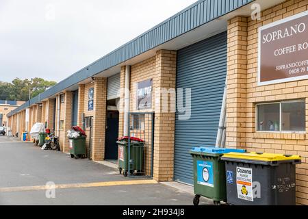 Australia small industrial business units on a business park in Manly