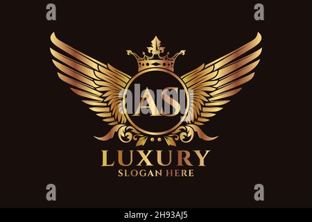 Royal crest logo vector template design for hotel and fashion brand  identity Stock Vector | Adobe Stock