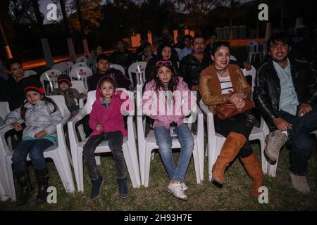 The delights of Mexican Cinema at Casa de Las Delicias with Monica Luna in Alamos Sonora at dusk, during the Alfonso Ortiz Tirado FAOT Festival on Jan 2017 (© Photo: Luis Gutiérrrez)   Las delicias de Cine Mexicano en Casa de Las Delicias con Monica Luna en Alamos Sonora al anochecer, durante el Festival Alfonso Ortiz Tirado FAOT el   ene 2017  (©Foto: Luis Gutiérrrez ) Stock Photo