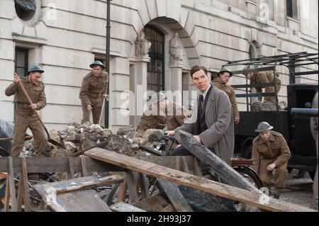 RELEASE DATE: December 25, 2014 TITLE: The Imitation Game STUDIO: Weinstein Company. DIRECTOR: Morten Tyldum. PLOT: English mathematician and logician, Alan Turing, helps crack the Enigma code during World War II. STARRING: Benedict Cumberbatch Keira Knightley Matthew Goode.(Credit: © The Weinstein Company/Entertainment Pictures) Stock Photo