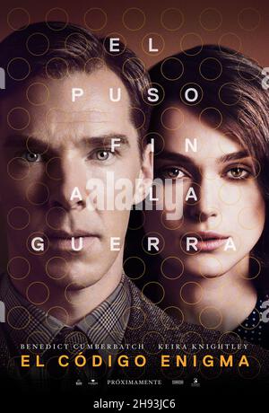 RELEASE DATE: December 25, 2014 TITLE: The Imitation Game STUDIO: Weinstein Company. DIRECTOR: Morten Tyldum. PLOT: English mathematician and logician, Alan Turing, helps crack the Enigma code during World War II. STARRING: Benedict Cumberbatch Keira Knightley Matthew Goode.(Credit: © The Weinstein Company/Entertainment Pictures) Stock Photo