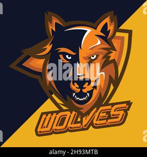 Esports Character Mascot logo Stock Vector