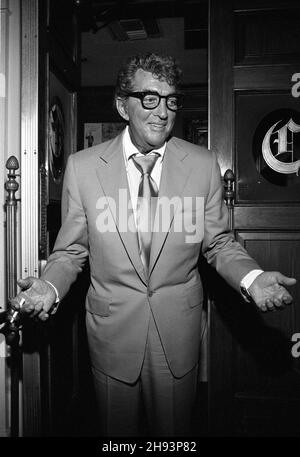 Dean Martin seen exiting Chasen's on June 21, 1981. 6Credit: Ralph ...