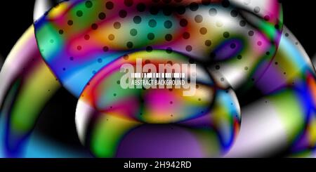 Colorful abstract geometric background template Stock Vector