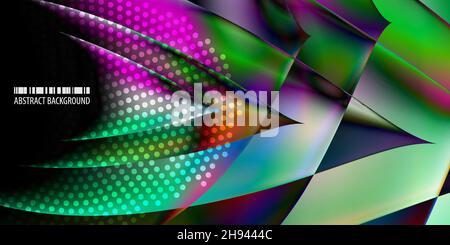 Colorful abstract geometric background template Stock Vector