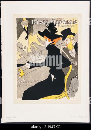 Divan Japonais, 1892–93 Henri de Toulouse-Lautrec (French, 1864-1901) - French artist Stock Photo