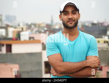 portrait of a handsome indian man Stock Photo