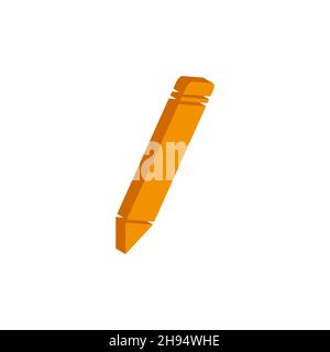 Vector isometric PENCILS icon on a white background eps Stock Vector