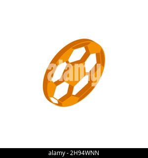 Vector isometric ball icon on a white background eps Stock Vector