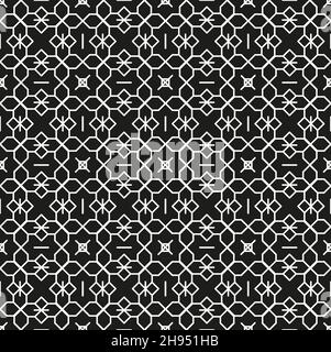 stylish hexagonal shape line pattern background vector illustration ...