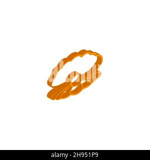 Vector isometric pearl icon on a white background eps Stock Vector