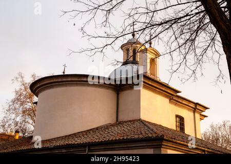 Royal Chapel of St. Anthony of La Florida in Madrid. Stock Photo