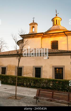Royal Chapel of St. Anthony of La Florida in Madrid, Spain. Stock Photo