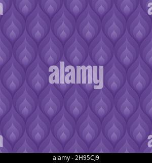 Velvet Violet Seamless Background. Purple tileable vector pattern. Stock Vector