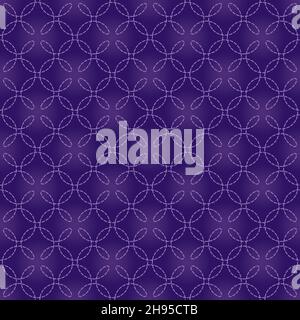 Royal Velvet Violet Seamless Background. Purple tileable vector pattern. Stock Vector