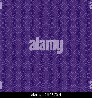Royal Velvet Violet Seamless Background. Purple tileable vector pattern. Stock Vector