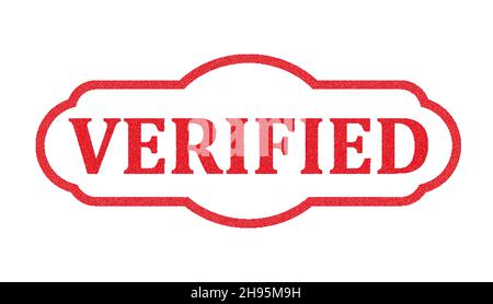 verified stamp.stamp.sign.verified on white vector illustration esp Stock Vector
