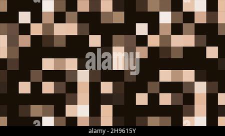 Pixel graphics. Abstract animation of 8 bit background. Stock Photo