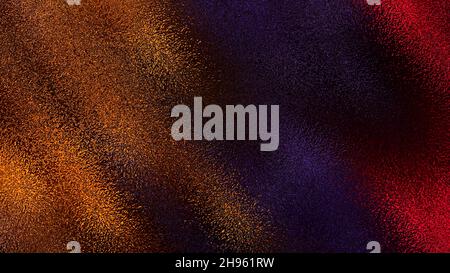 Abstract rough transparent glass texture with changing soffit lights behind, seamless loop. Motion. Gradient defocused colors flowing slowly Stock Photo
