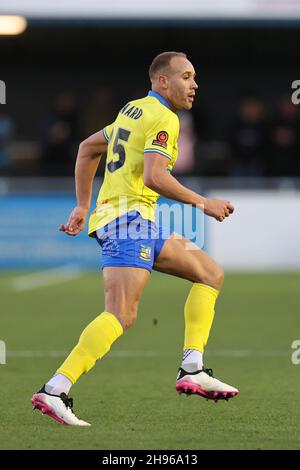 SOLIHULL, ENGLAND. DECEMBER 4TH 2021. Lois Maynard of Solihull Moors during the Vanarama National League match between Solihull Moors and Woking FC at the Armco Stadium, Solihull on Saturday 4th December 2021. (Credit: James Holyoak/Alamy Live News) Stock Photo