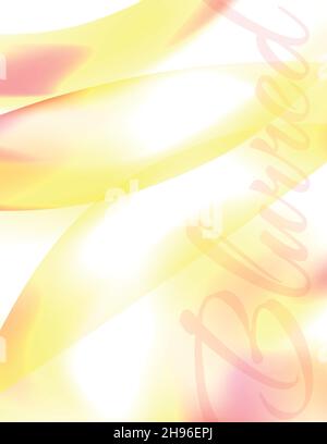 Abstract blurred background with yellow and pink color spots. Vector graphic pattern Stock Vector