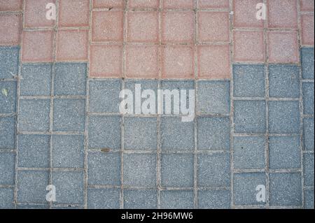 stone path of various colors, close up Stock Photo
