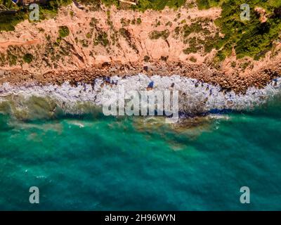 Port Adriano in Mallorca, Spain. Images from Drone Stock Photo