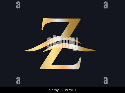 Modern Z Logo Design for business and company identity. Creative Z letter with luxury concept Stock Vector