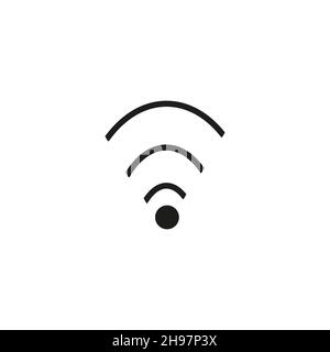 wifi icon, wifi icon vector, in trendy flat style isolated on white background. wifi icon image, wifi icon illustration Stock Vector