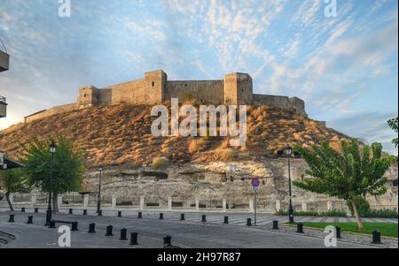 Gaziantep castle or Kalesi in Gaziantep, Turkey Stock Photo