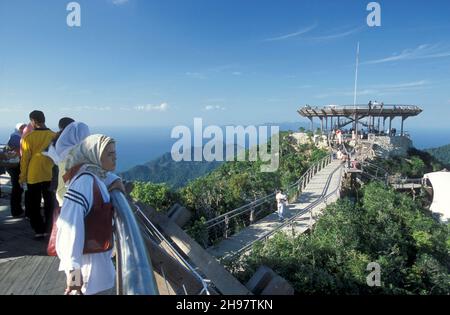 the Mountain area of Gunung Machinchang on the Island of Langkawi in Malaysia.  Malaysia, Langkawi, January, 2003 Stock Photo