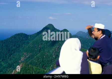 the Mountain area of Gunung Machinchang on the Island of Langkawi in Malaysia.  Malaysia, Langkawi, January, 2003 Stock Photo