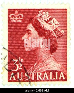 2d queen elizabeth II stamp overprinted with Corporation of Sheffield ...