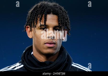 ROTTERDAM, NETHERLANDS - DECEMBER 5: Mimeirhel Benita of Feyenoord Rotterdam during the Dutch Eredivisie match between Feyenoord Rotterdam and Fortuna Sittard at Stadion Feijenoord De Kuip on December 5, 2021 in Rotterdam, Netherlands (Photo by Yannick Verhoeven/VK Sportphoto) Stock Photo