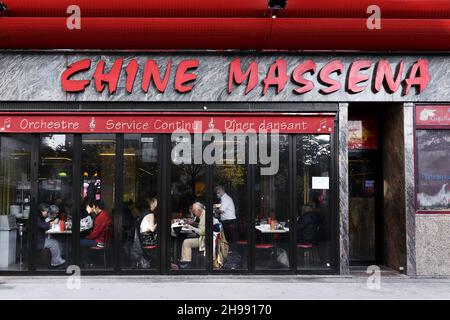 Chinese restaurant - Paris - France Stock Photo