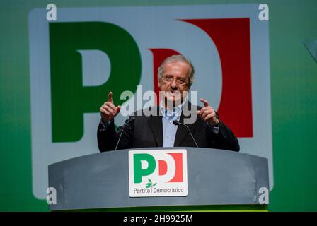 Rome, Italy 20/06/2008: National Assembly of the Democratic Party, in the photo Walter Veltroni © Andrea Sabbadini Stock Photo