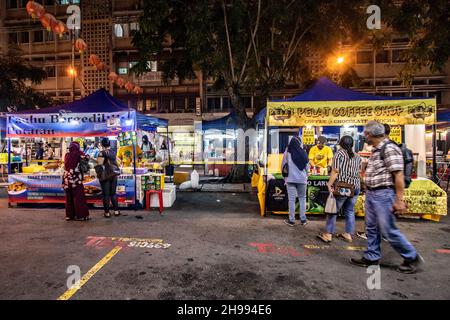 Gaya street night market Kota Kinabalu Sabah Borneo Malaysia Stock Photo